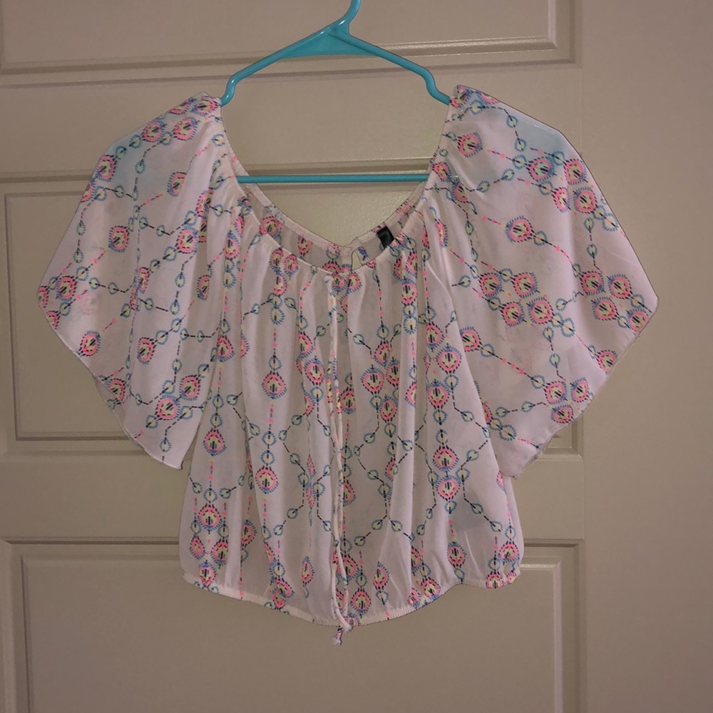 Over the shoulder top!
